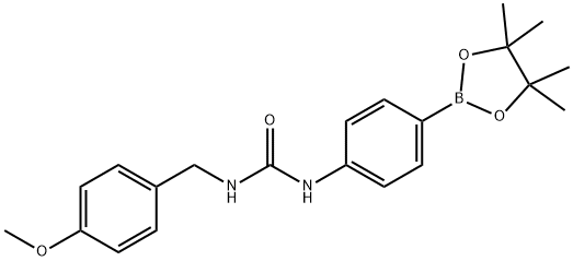 4-[3-(4-Methoxybenzyl)ureido]benzeneboronic acid pinacol ester(contains varying amounts of Anhydride)