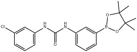1-(3-Chlorophenyl)-3-[3-(tetramethyl-1,3,2-dioxaborolan-2-yl)phenyl]urea
