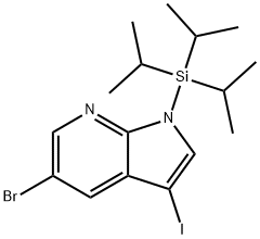 5-Bromo-3-iodo-1-triisopropylsilanyl-1h-pyrrolo[2,3-b]pyridine