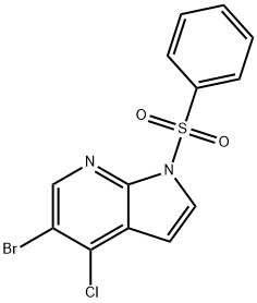 1-(benzenesulfonyl)-5-bromo-4-chloro-1H-pyrrolo[2,3-b]pyridine