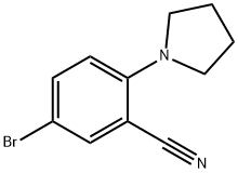 5-Bromo-2-(pyrrolidino)benzonitrile