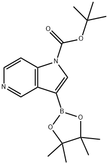 tert-butyl 3-(tetramethyl-1,3,2-dioxaborolan-2-yl)-1H-pyrrolo[3,2-c]pyridine-1-carboxylate