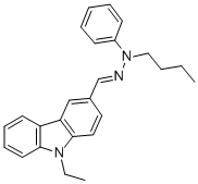 9-Ethylcarbazole-3-carboxaldehyde N-Butyl-N-phenylhydrazone