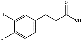 3-(4-Chloro-3-fluorophenyl)propionic acid, 96%