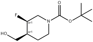 (3s,4r)-rel-1-boc-3-fluoro-4-(hydroxymethyl)piperidine