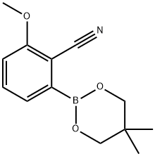 2-Cyano-3-methoxyphenylboronic acid neopentyl glycol ester