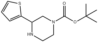1-​piperazinecarboxylic acid, 3-​(2-​thienyl)​-​, 1,​1-​dimethylethyl ester