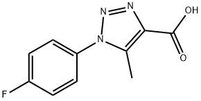 1-(4-Fluoro-phenyl)-5-methyl-1h-[1,2,3]triazole-4-carboxylic acid
