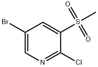 5-Bromo-2-chloro-3-(methylsulfonyl)pyridine