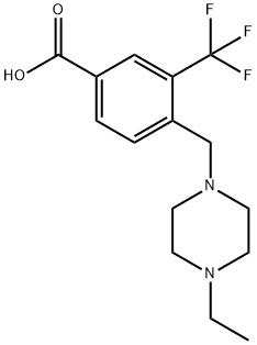 4-[(4-ethylpiperazin-1-yl)methyl]-3-(trifluoromethyl)benzoic acid hydrochloride