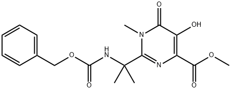 Methyl 2-(2-(((benzyloxy)carbonyl)amino)propan-2-yl)-5-hydroxy-1-methyl-6-oxo-1,6-dihydropyrimidine-4-carboxylate