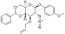 4-Methoxyphenyl 3-O-Allyl-2-azido-4,6-O-benzylidene-2-deoxy-β-D-glucopyranoside