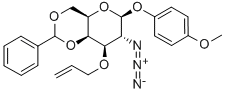 4-Methoxyphenyl 3-O-Allyl-2-azido-4,6-O-benzylidene-2-deoxy-β-D-galactopyranoside