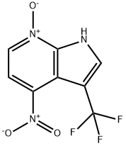 4-nitro-3-(trifluoromethyl)-7-azaindole-7-oxide