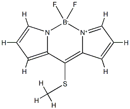 [2-[(Methylthio)(2H-pyrrol-2-ylidene)methyl]-1H-pyrrole](difluoroborane)