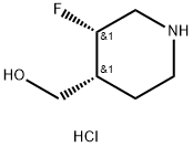 [cis-3-fluoropiperidin-4-yl]methanol hydrochloride