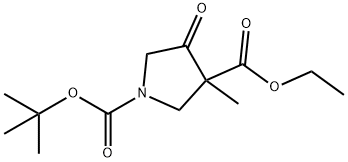 1-tert-butyl 3-ethyl 3-methyl-4-oxopyrrolidine-1,3-dicarboxylate