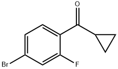 (4-Bromo-2-fluorophenyl)(cyclopropyl)methanone