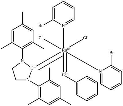 Dichloro[1,3-bis(2,4,6-trimethylphenyl)-2-imidazolidinylidene](benzylidene)bis(3-bromopyridine)ruthenium