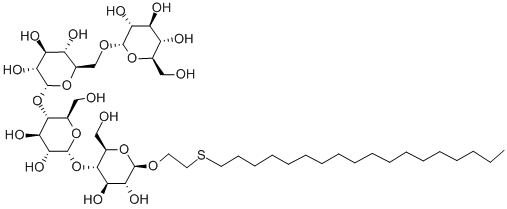 Octadecylthioethyl 4-O-(4-O[6-O-a-D-glucopyranosyl-a-D-glucopyranosyl]-a-D-glucopyranosyl)-b-D-glucopyranoside