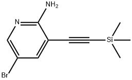 5-Bromo-3-((trimethylsilyl)ethynyl)pyridin-2-amine