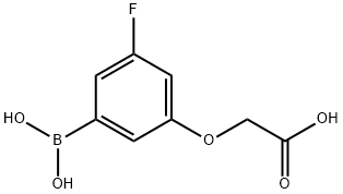 3-(Carboxymethoxy)-5-fluorophenylboronic acid