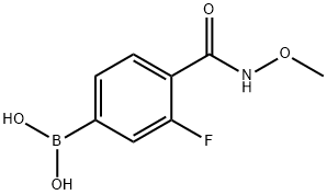 N-Methoxy 4-borono-2-fluorobenzamide