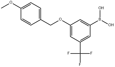 3-(4-Methoxy)benzyloxy-5-trifluoromethylphenylboronic acid