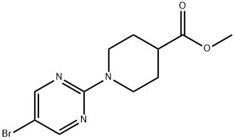 Methyl 1-(5-bromopyrimidin-2-yl)piperidine-4-carboxylate