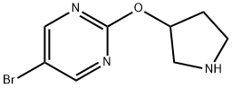 5-Bromo-2-(pyrrolidin-3-yloxy)pyrimidine