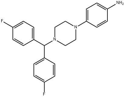 4-(4-[Bis(4-fluorophenyl)methyl]piperazin-1-yl)phenylamine