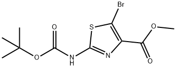 Methyl 5-bromo-2-{[(tert-butoxy)carbonyl]amino}-1,3-thiazole-4-carboxylate