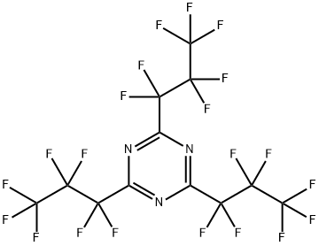 2,4,6-Tris(heptafluoropropyl)-1,3,5-triazine