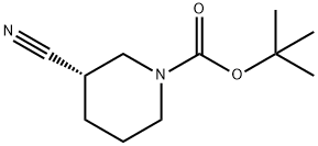 1-​Piperidinecarboxylic acid, 3-​cyano-​, 1,​1-​dimethylethyl ester, (3S)​-