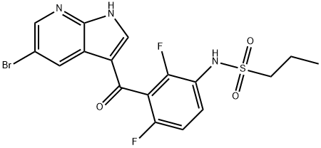 N-(3-(5-Bromo-1H-pyrrolo[2,3-b]pyridine-3-carbonyl)-2,4-difluorophenyl)propane-1-sulfonamide