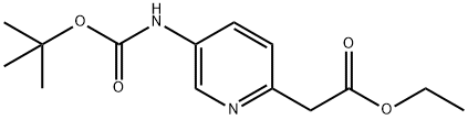 ethyl 2-(5-{[(tert-butoxy)carbonyl]amino}pyridin-2-yl)acetate