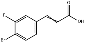4-Bromo-3-fluorocinnamic acid