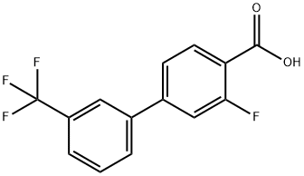 2-Fluoro-4-(3-trifluoromethylphenyl)benzoic acid