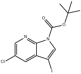 5-Chloro-3-iodo-pyrrolo[2,3-b]pyridine-1-carboxylic acid tert-butyl ester