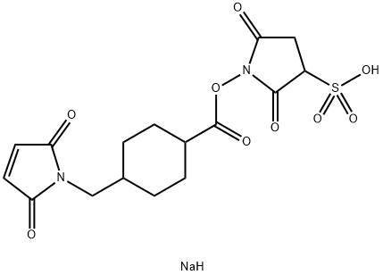 4-(N-Maleimidomethyl)cyclohexane-1-carboxylic acid 3-sulfo-N-hydroxysuccinimide ester sodium salt