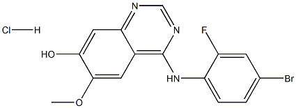 4-((4-Bromo-2-fluorophenyl)amino)-6-methoxyquinazolin-7-ol hydrochloride