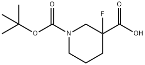 1-[(tert-butoxy)carbonyl]-3-fluoropiperidine-3-carboxylic acid