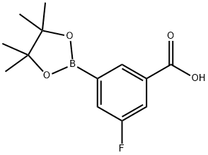 3-Carboxy-5-fluorophenylboronic acid, pinacol ester