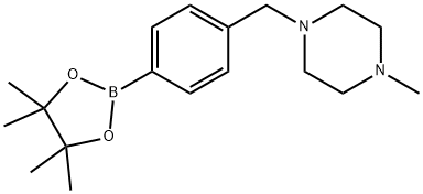 1-methyl-4-{[4-(tetramethyl-1,3,2-dioxaborolan-2-yl)phenyl]methyl}piperazine