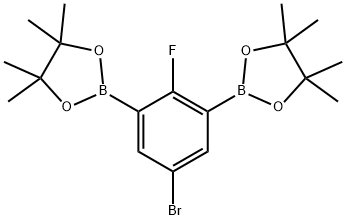 5-Bromo-2-fluoro-1,3-phenylenediboronic acid, pinacol ester