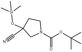 tert-Butyl 3-cyano-3-((trimethylsilyl)oxy)pyrrolidine-1-carboxylate