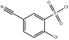 2-Chloro-5-cyanobenzene-1-sulfonyl chloride
