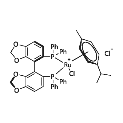 Chloro[(R)-(+)-5,5'-bis(diphenylphosphino)-4,4'-bi-1,3-benzodioxole](p-cymene)ruthenium(II) Chloride