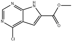 methyl 4-chloro-7H-pyrrolo[2,3-d]pyrimidine-6-carboxylate