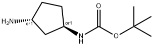 tert-butyl N-[trans-3-aminocyclopentyl]carbamate